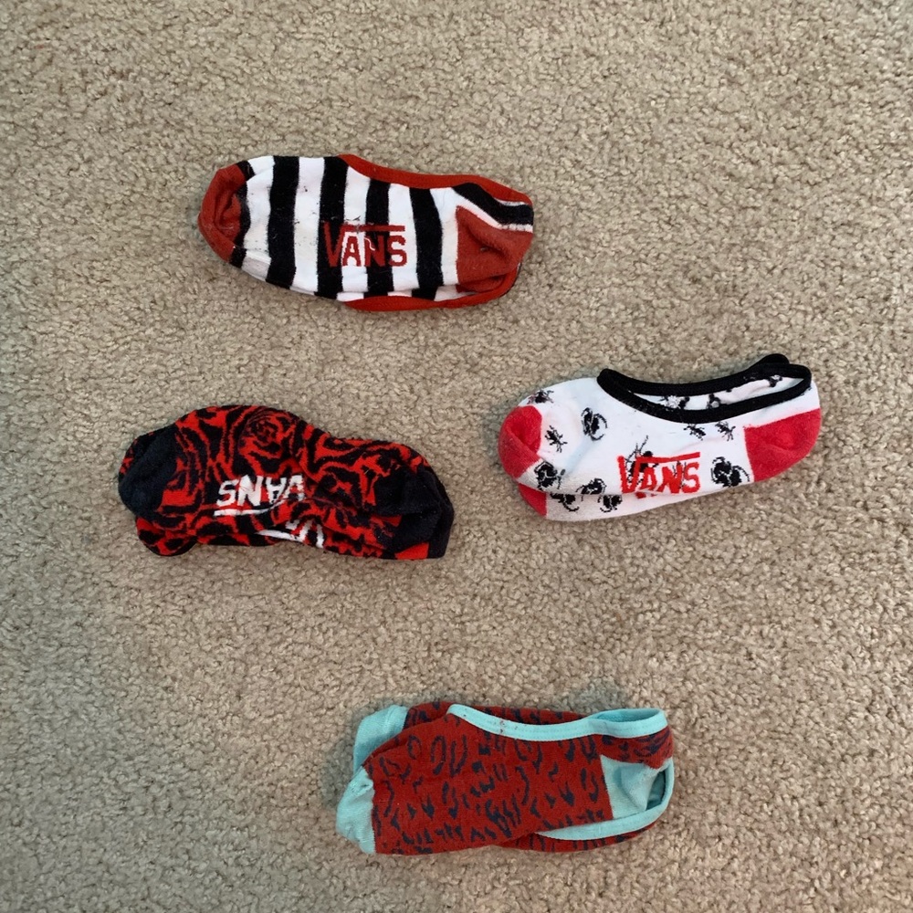 Vans No-Show Socks 4-Pack